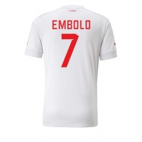 Camisa de Futebol Suíça Breel Embolo #7 Equipamento Secundário Mundo 2022 Manga Curta
